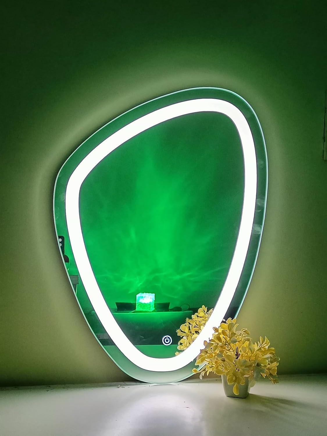 Sunsyze Modern Led Mirror for Bathroom & Bedroom, Styles Mirror with Light - Image 8