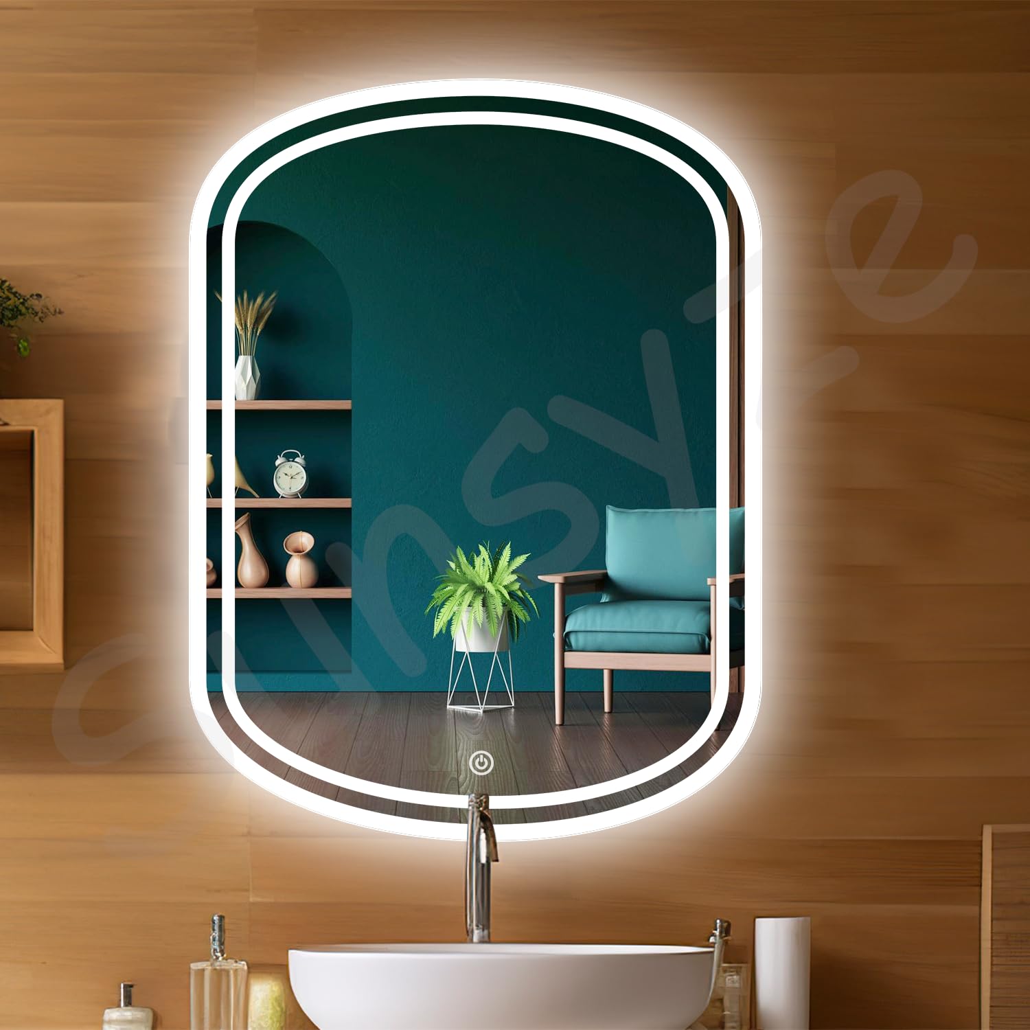 LED Mirror. Mirror with Light