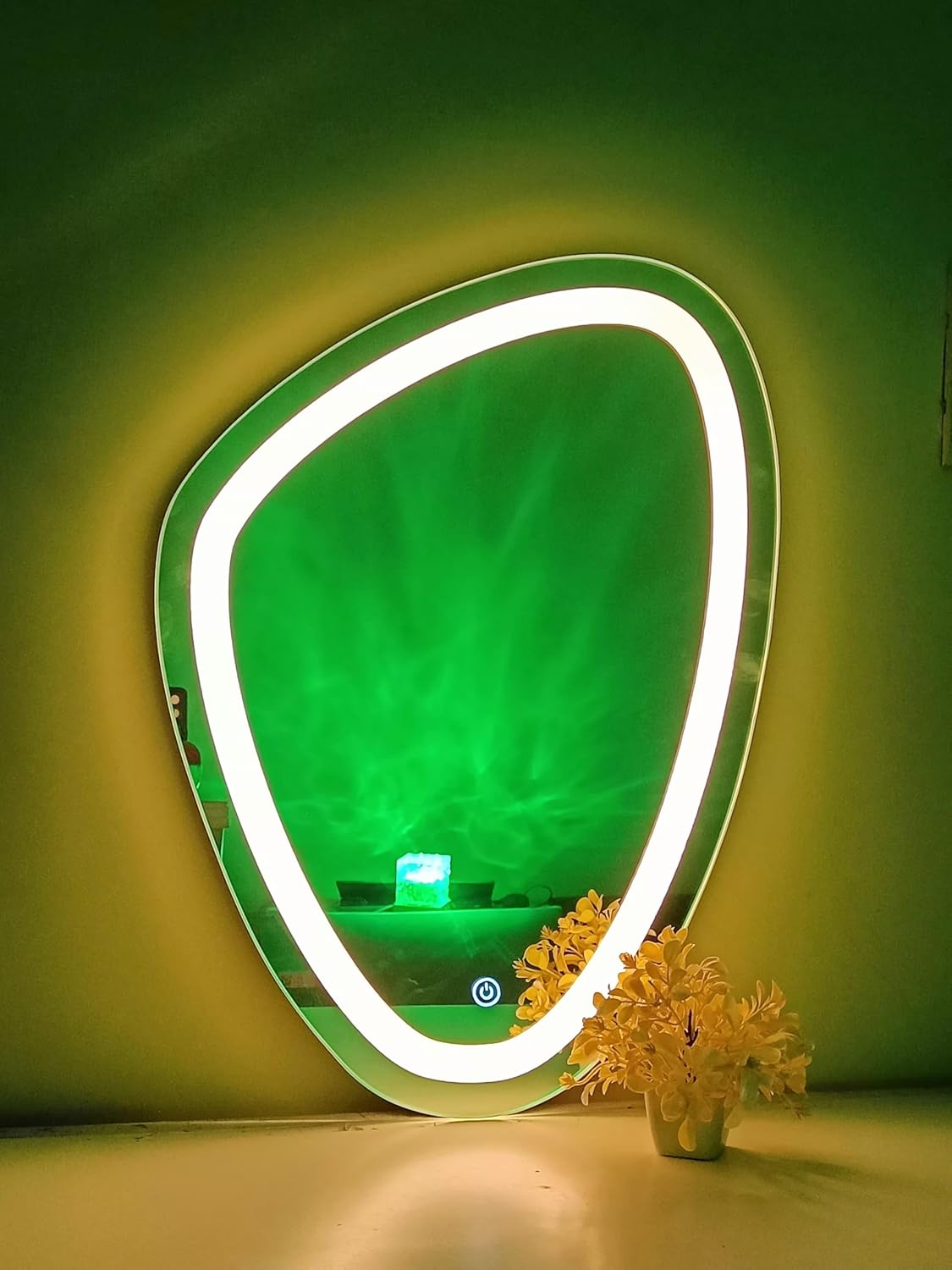 Sunsyze Modern Led Mirror for Bathroom & Bedroom, Styles Mirror with Light - Image 9